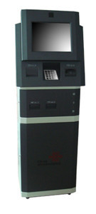 A15 Touchscreen betalingskiosk voor het systeem van het bankbeheer met SPELDstootkussen, kaartlezer, rekening c