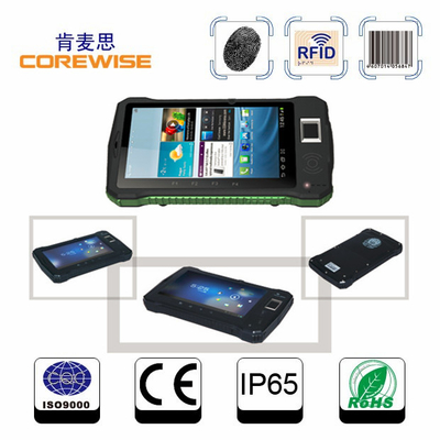 ruwe IP65 androïde 4.1 tablet PC met de lezer van HF RFID, vingerafdruklezer, 1D/2D-facultatieve streepjescodescanner