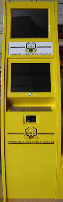 Van het de Betalingskaartje van de nutsrekening de Verkoopkiosk met Magnetische Kaartlezer en Printer